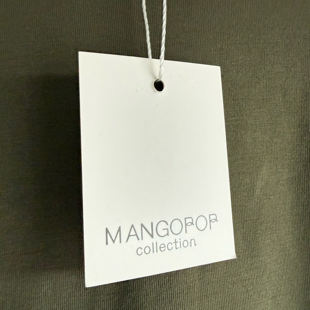 MANGOPOP Women's Crew Neck Long Sleeve Bodysuit NWT - Picture 3 of 6